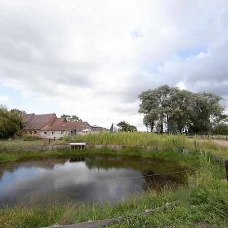 Landelijk vakantiehuis in Diksmuide met een tuin en vijver Buitenkant foto